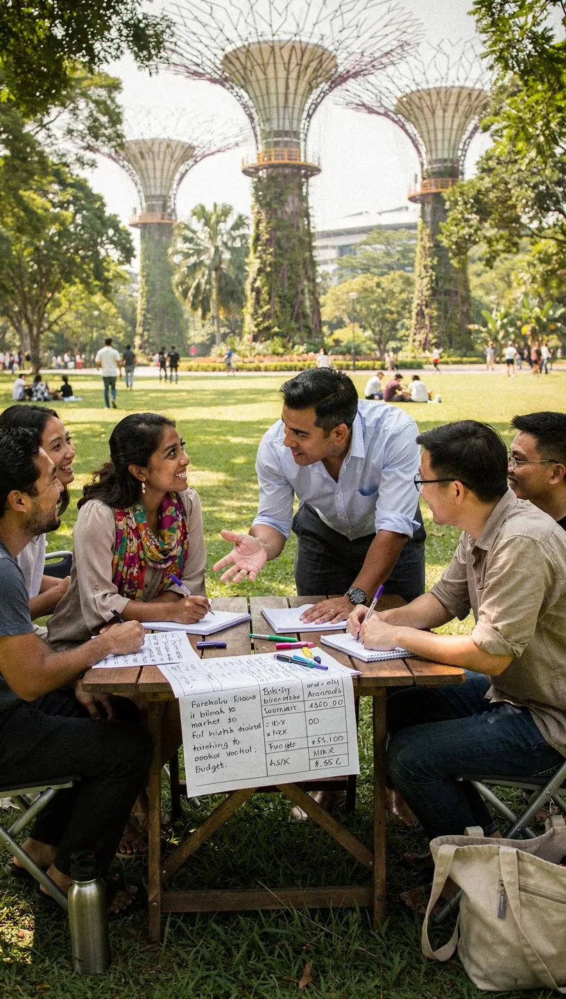 Modern office environment